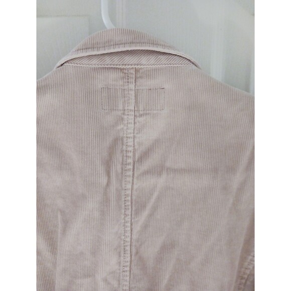 F. C. U. K. Jeans Pink Long Sleeve Blazer Womens 8 Corduroy 2 button Y2K Prep - Picture 3 of 14